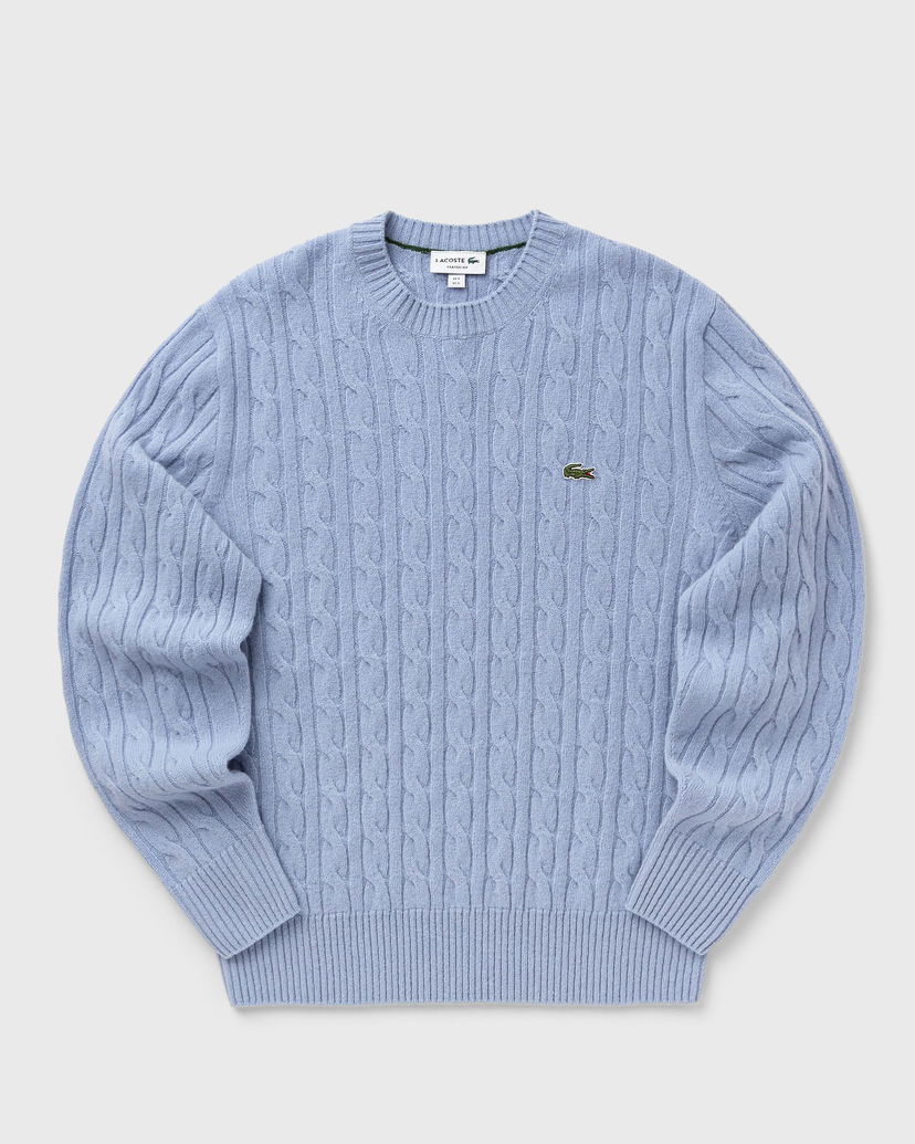 Sweater Lacoste Lacoste Cable Knit Sweater Blå | AH2924-HBP