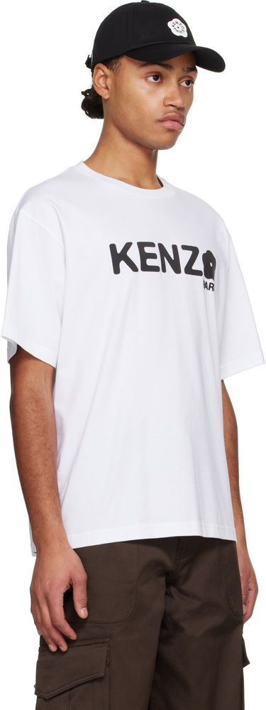 T-shirt KENZO Oversize T-Shirt With Graphic Print Hvid | FF55TS4914SG, 1