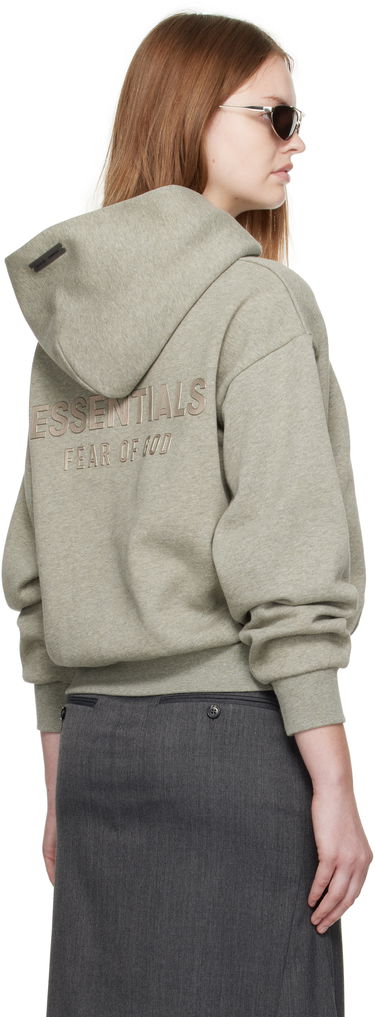 Sweatshirt Fear of God ESSENTIALS Classic Fit Hoodie Grå | 192SP255545FW, 2