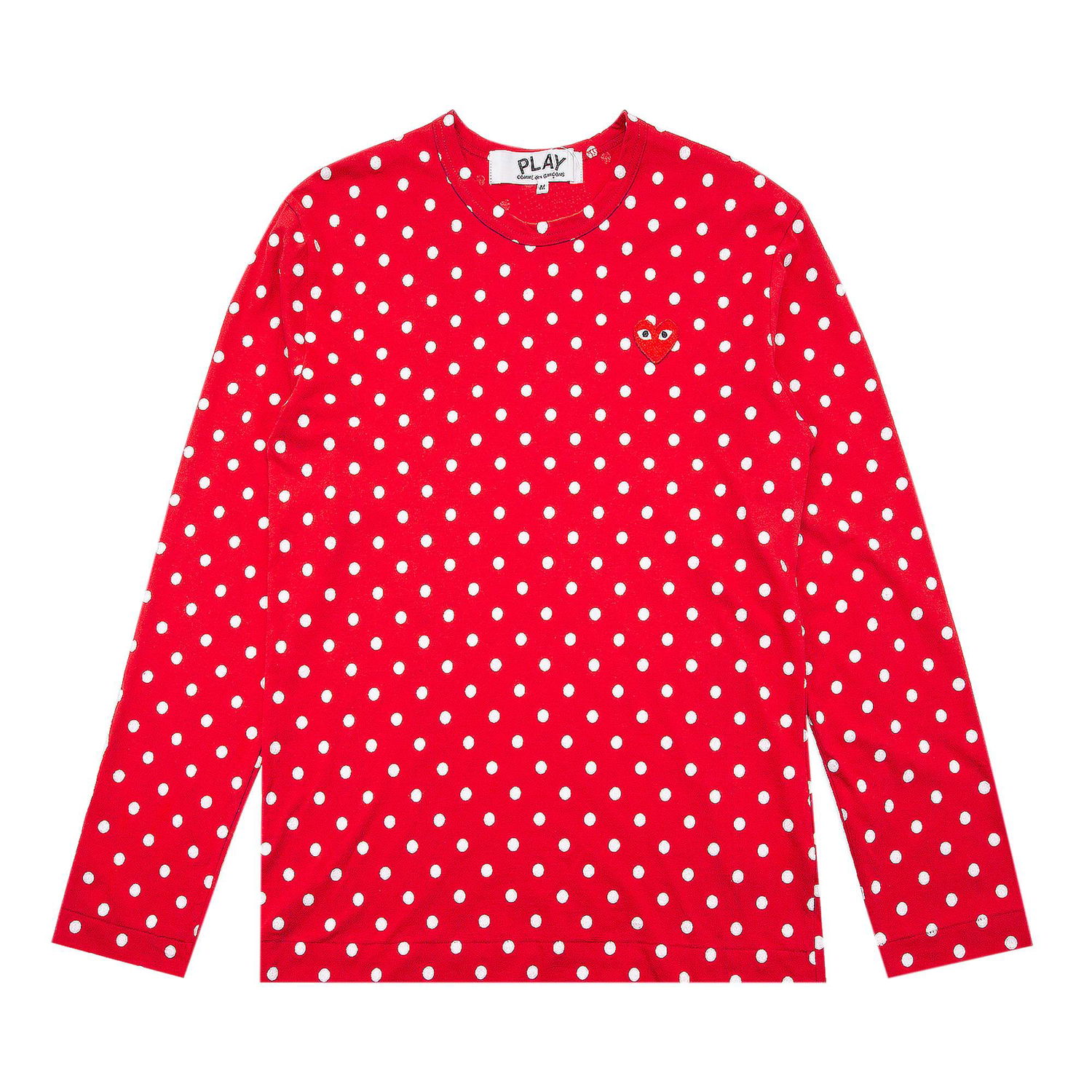 T-shirt Comme des Garçons Play Polka Dot T-Shirt Rød | AZ T166 051 3, 1