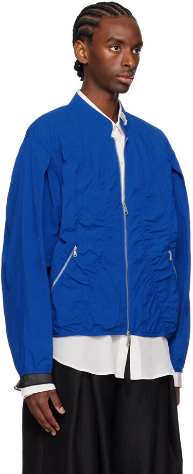 Bomberjakke ADER ERROR Zequo Bomber Jacket Blå | BN01SSJK0809BL, 4