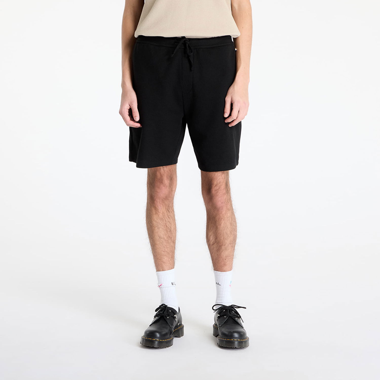 Shorts BOSS Hugo Boss Waffle Shorts Sort | 50535884-001, 0