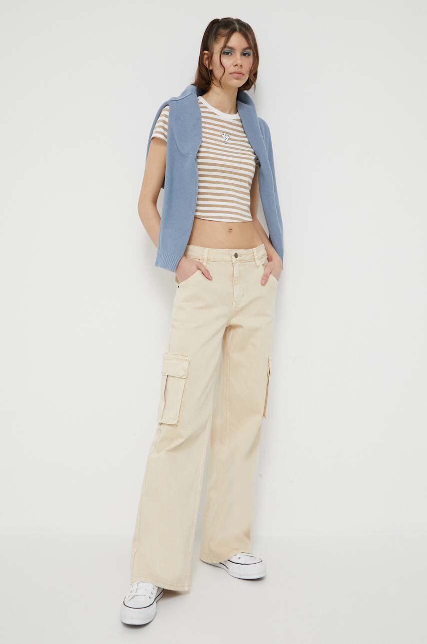 Jeans GUESS Jeans Go Kit Beige | W3GG19D0Z50, 0