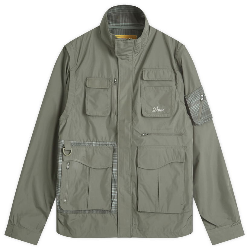 Jakke Dime Zip-Off Fishing Jacket Grøn | DIMEFA241OLI