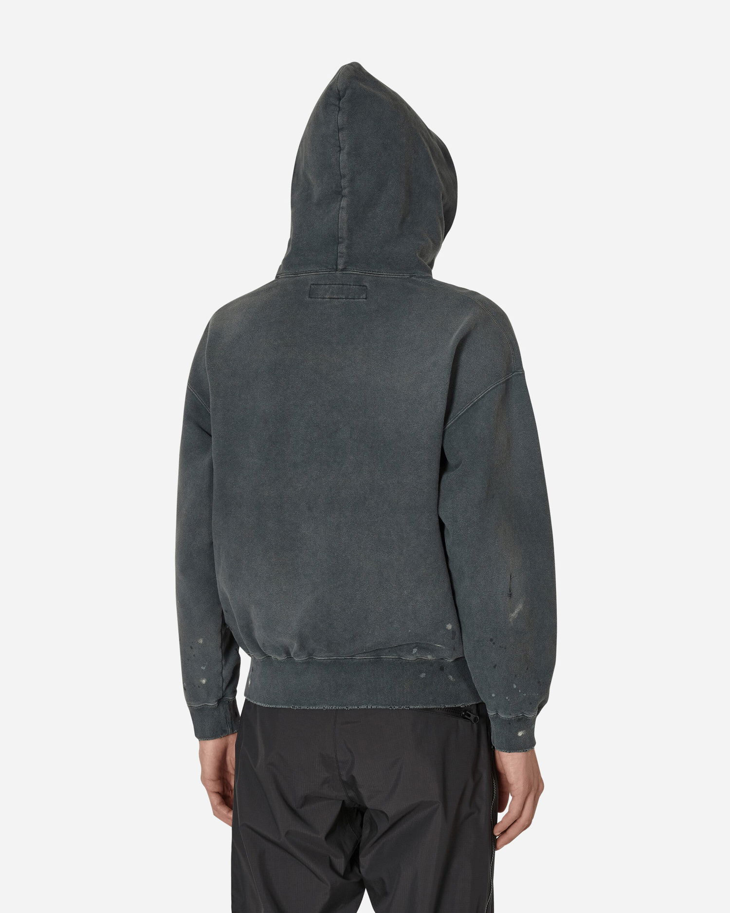 Sweatshirt Neighborhood Damage Hooded Sweatshirt Sort | 231OKNH-CSM02 GY, 1
