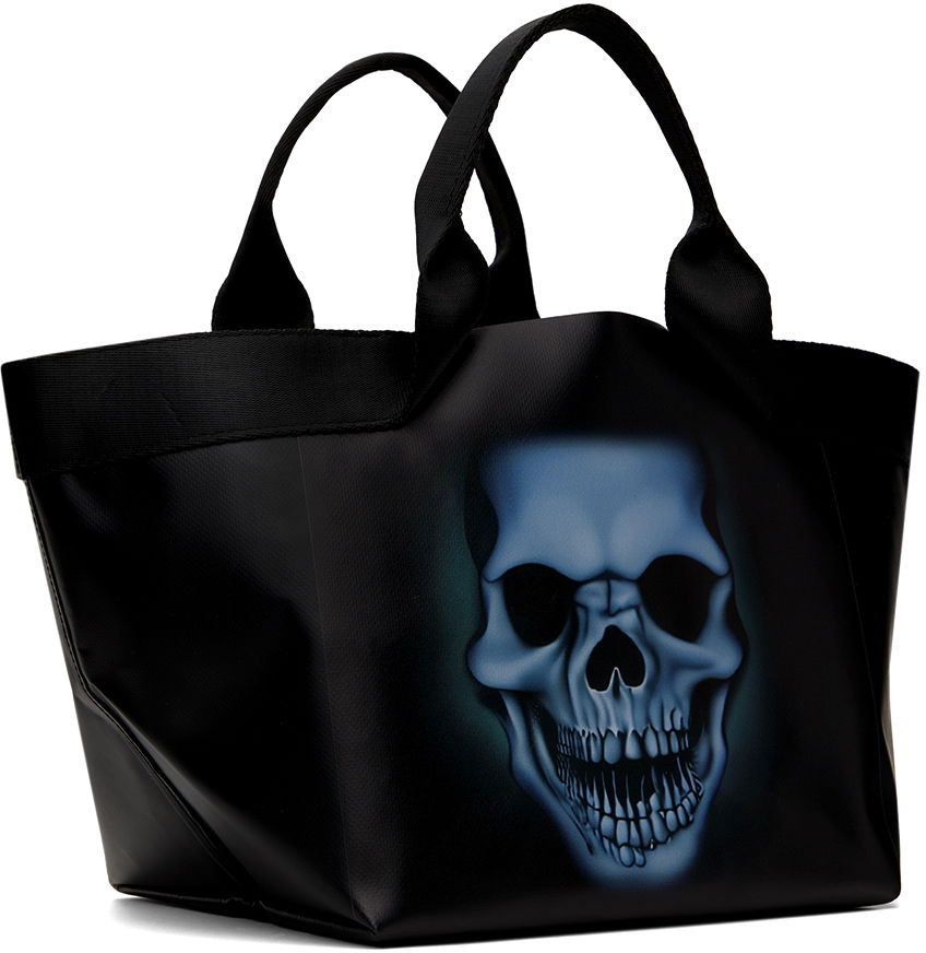 Mulepose Ottolinger Ottolinger Mini Skull-Print Shopper Tote Sort | 2701603, 1