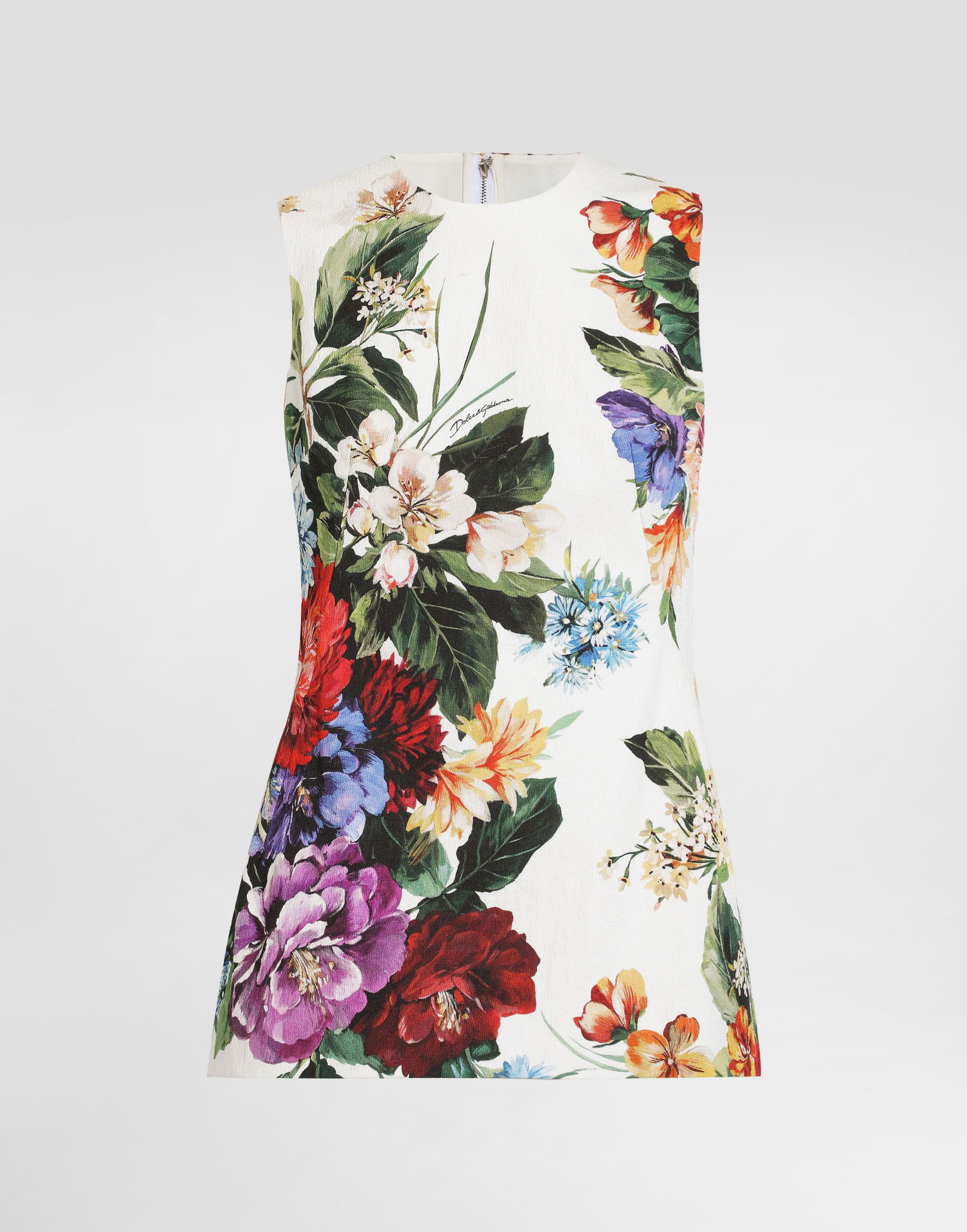 Tanktop Dolce & Gabbana Dolce & Gabbana Flower Bouquet Sleeveless Top Flerfarvet | F7BA0TFSRQUHA5PC, 0