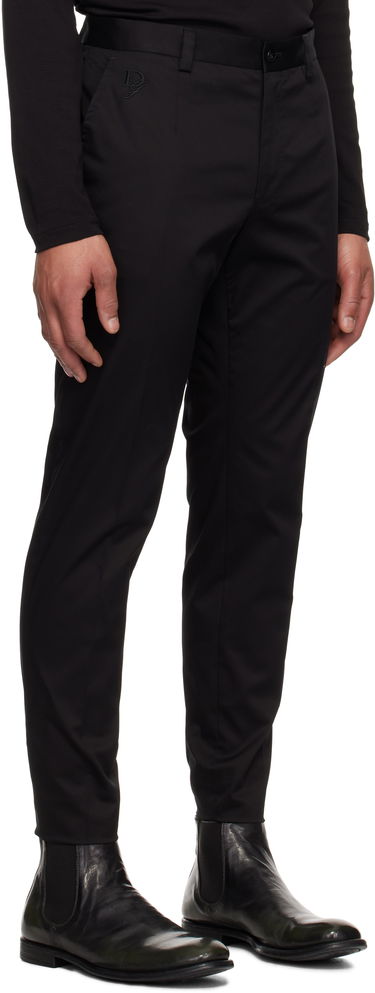 Bukser Dolce & Gabbana Dolce&Gabbana Twill Trousers Sort | GY6IEZGJ090, 1