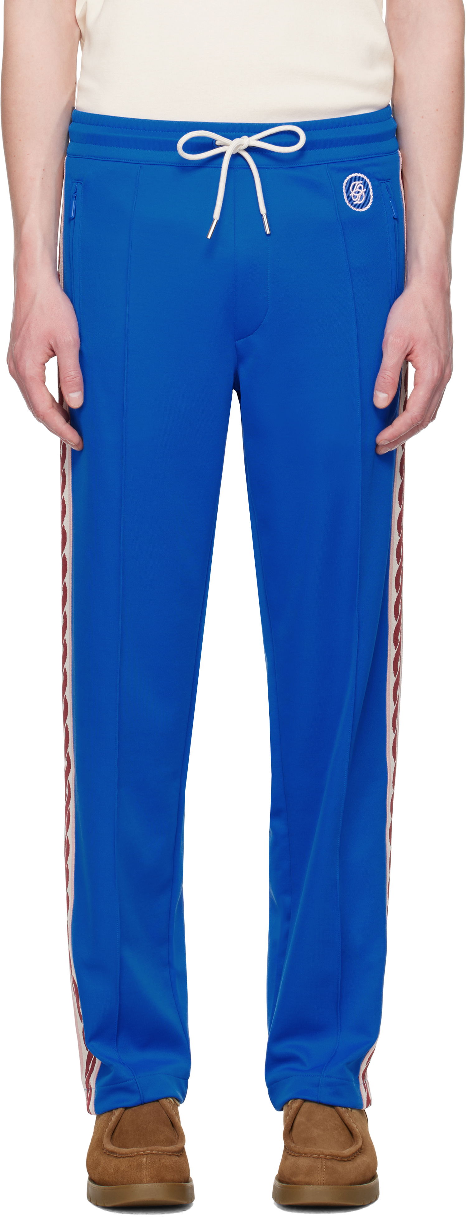 Joggingbukser Drôle de Monsieur Drole De Monsieur 'Le Track Pants Tresse' Track Pants Blå | G-SP007-PL135-BE, 0
