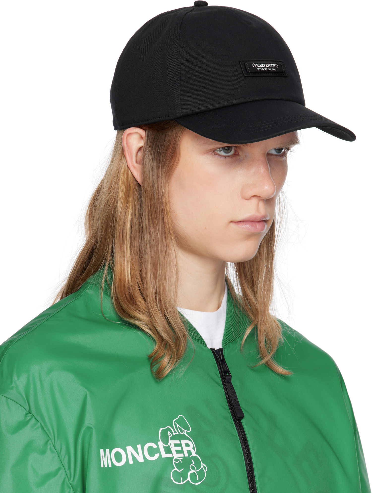 Kasket Moncler Moncler Genius x FRGMT Gabardine Baseball Cap Sort | K109U3B0000504863, 1
