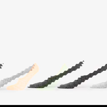 Sokker Vans Fuego Canoodle Leopard Print No-Show Socks 3-Pack Grøn | VN000QBFEN61, 0