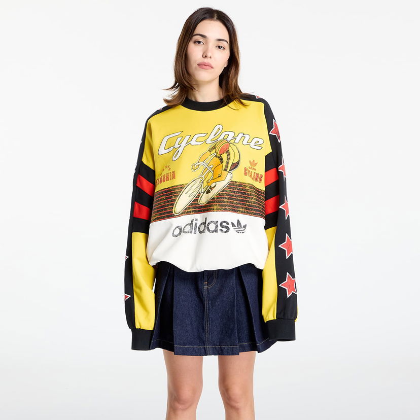 Sweatshirt adidas Originals Archive Cycling Sweatshirt Gul | JW0147