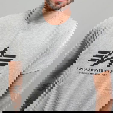 T-shirt Alpha Industries Basic Tee Grå | 100501 / 17, 2