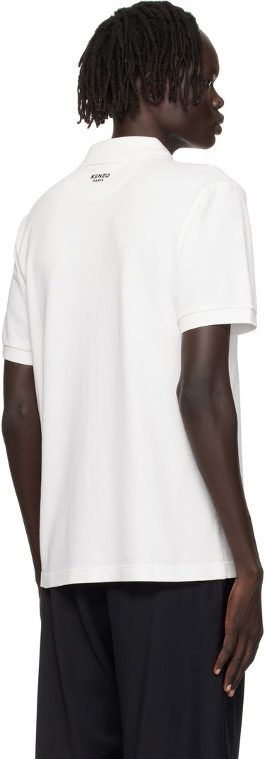 Polo skjorte KENZO Kenzo Paris 'Boke Flower' Slim Fit Polo Hvid | FF65PO1534PU, 2