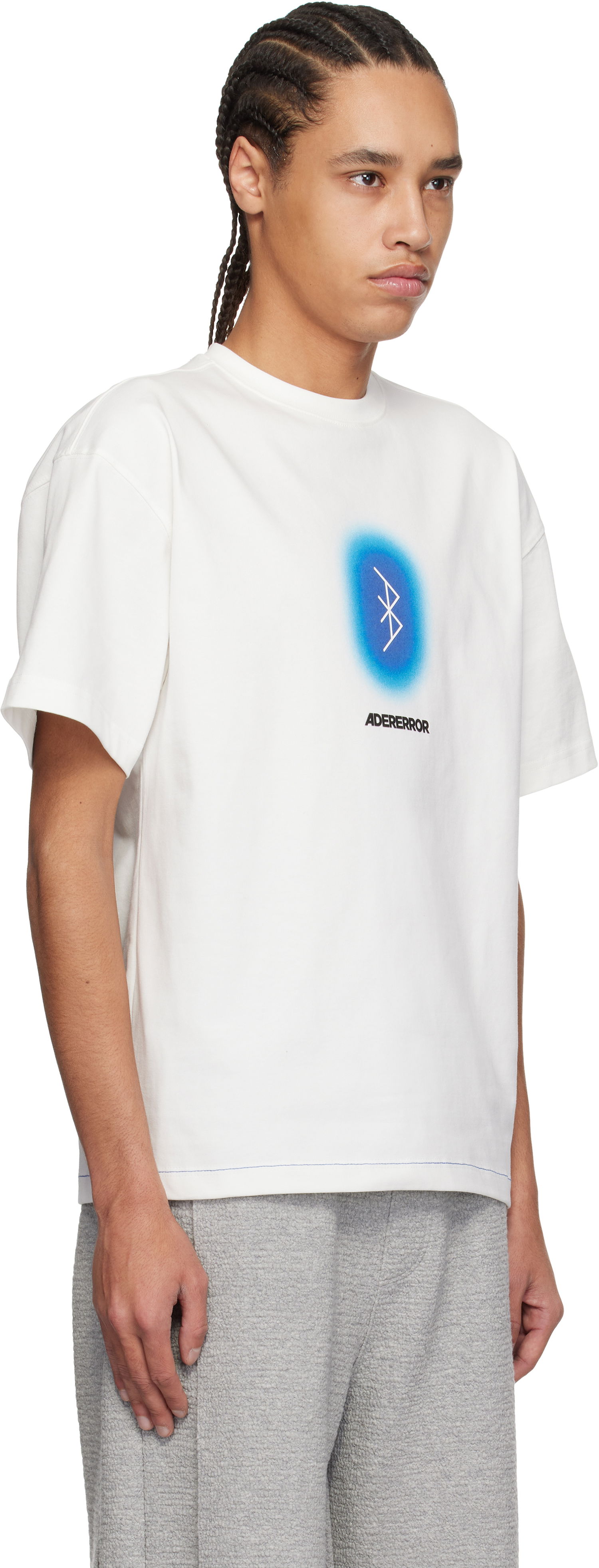 T-shirt ADER ERROR ADER error Net Product. 51 T-Shirt Hvid | BO01SSTS0118OW, 1
