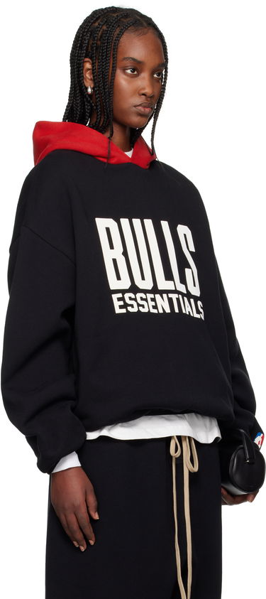 Sweatshirt Fear of God Fear of God ESSENTIALS NBA Bulls Pullover Hoodie Sort | 192AL246504F, 1