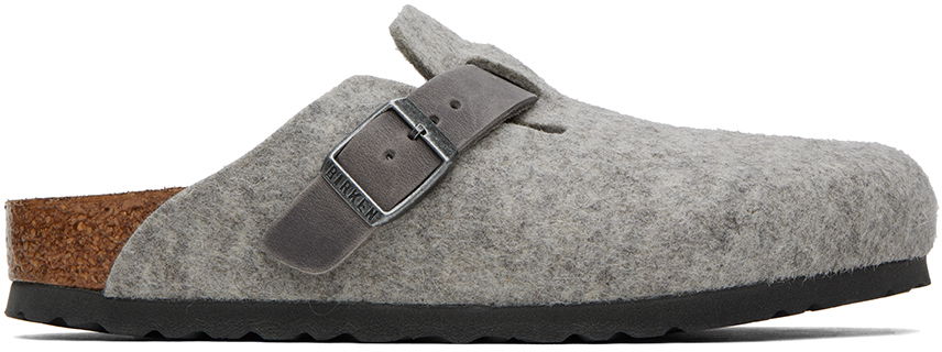 Sneakers og sko Birkenstock Regular Boston Loafers "Gray" Grå | 1026163, 0