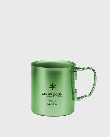 Drikkeflaske Snow Peak Titanium Single 450 Cup Grøn | MG-043GR-US, 2