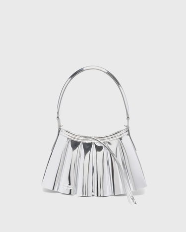 Skuldertaske Lacoste Lenglen Pleated Shoulder Bag Metalisk | NU5208DP-T10, 0