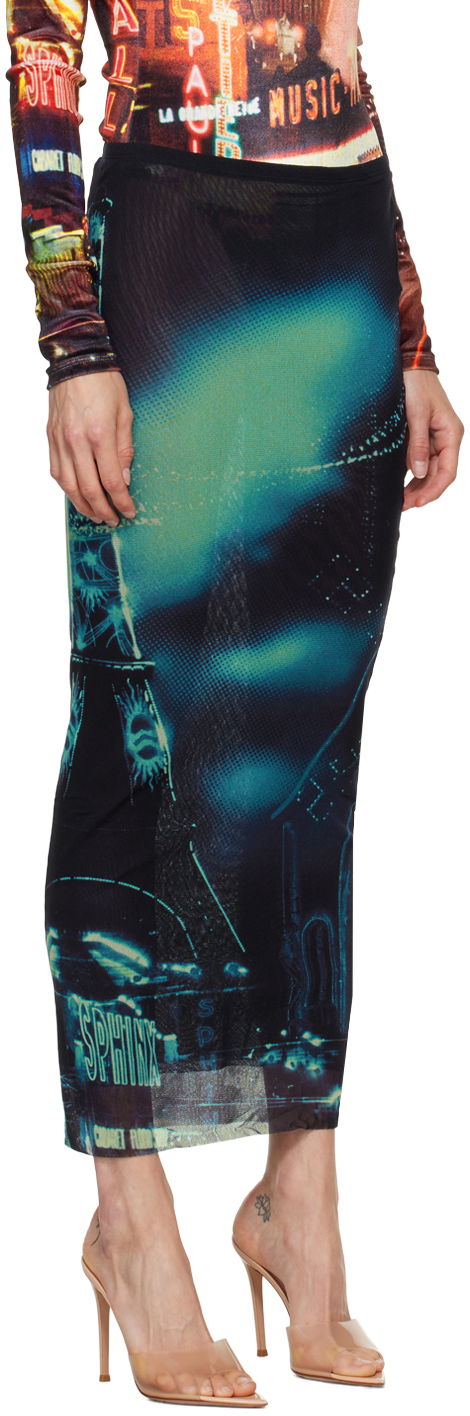 Nederdel Jean Paul Gaultier Jean Paul Gaultier 'The Pigalle' Print Maxi Skirt Flerfarvet | 24/30-F-JU119-T552-59560100, 1