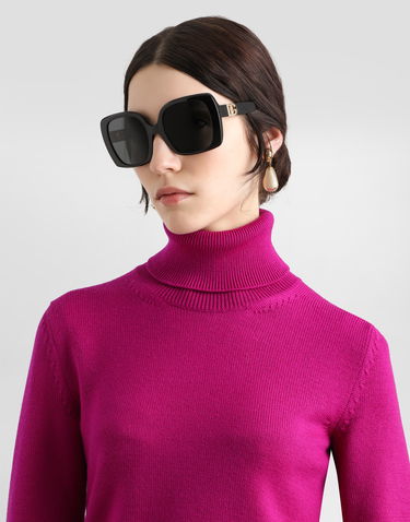 Sweater Dolce & Gabbana Dolce & Gabbana Wool Turtleneck Sweater Lyserød | FXW41TJCVXXF0247, 3
