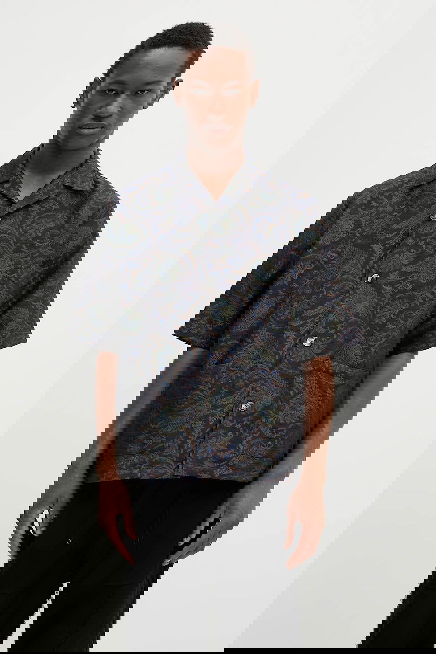 Skjorte Needles Needles Cabana Shirt Flerfarvet | QV117, 0