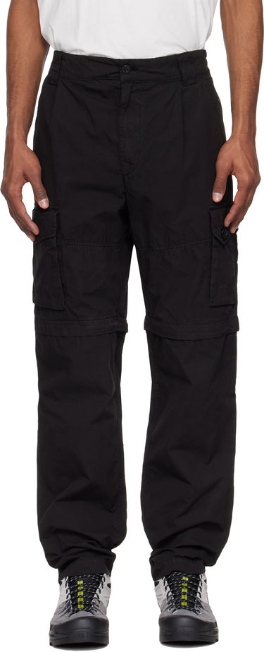 Cargo bukser C.P. Company C.P. Company Loose Patch Pocket Cargo Pants Sort | 18CMPA115A-006475G, 0