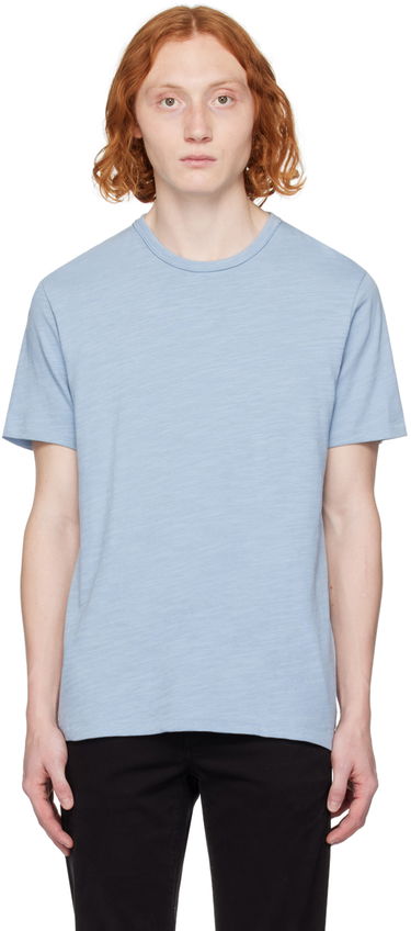 T-shirt rag & bone Classic Flame T-Shirt Blå | MBC22FT039TL39, 0