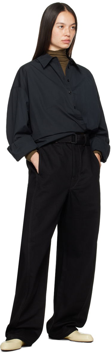 Cargo bukser LEMAIRE Lemaire Twisted Belt Trousers Sort | PA326 LD1000, 3