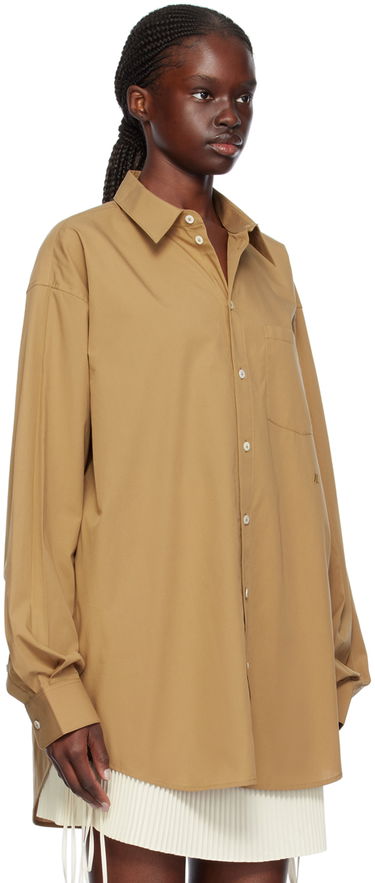 Skjorte Helmut Lang Oversized Shirt Brun | O01HW501, 3
