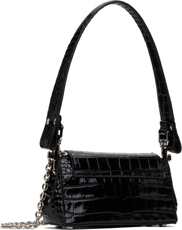 Håndtaske Vivienne Westwood Vivienne Westwood Small Hazel Croc Shoulder Bag Sort | 46030001W-L0098-, 2