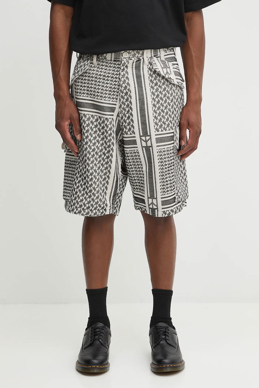 Shorts Neighborhood NEIGHBORHOOD JQ Shemagh Cargo Shorts Flerfarvet | 251SPNH.PTM09