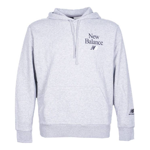 Sweatshirt New Balance Celebrate Hoodie Grå | AMT21513-AG, 0