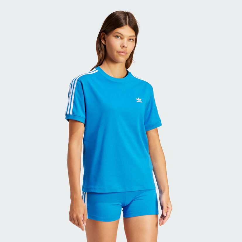 T-shirt adidas Originals 3-Stripes T-shirt Blå | IR8049