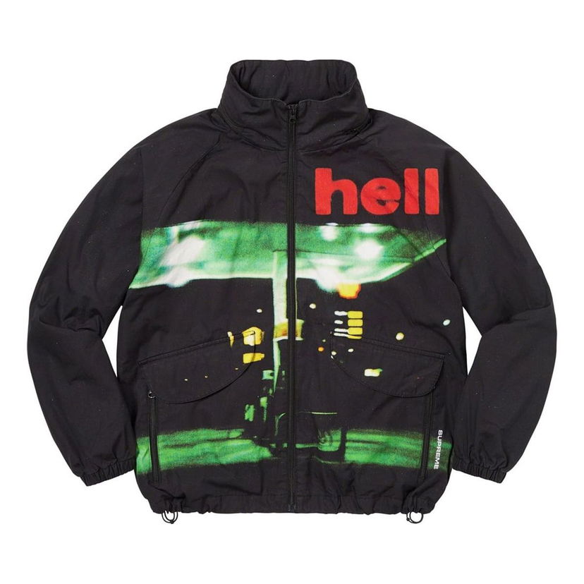 Vindjakke Supreme High Density Cotton Jacket Sort | SUP-FW23-191