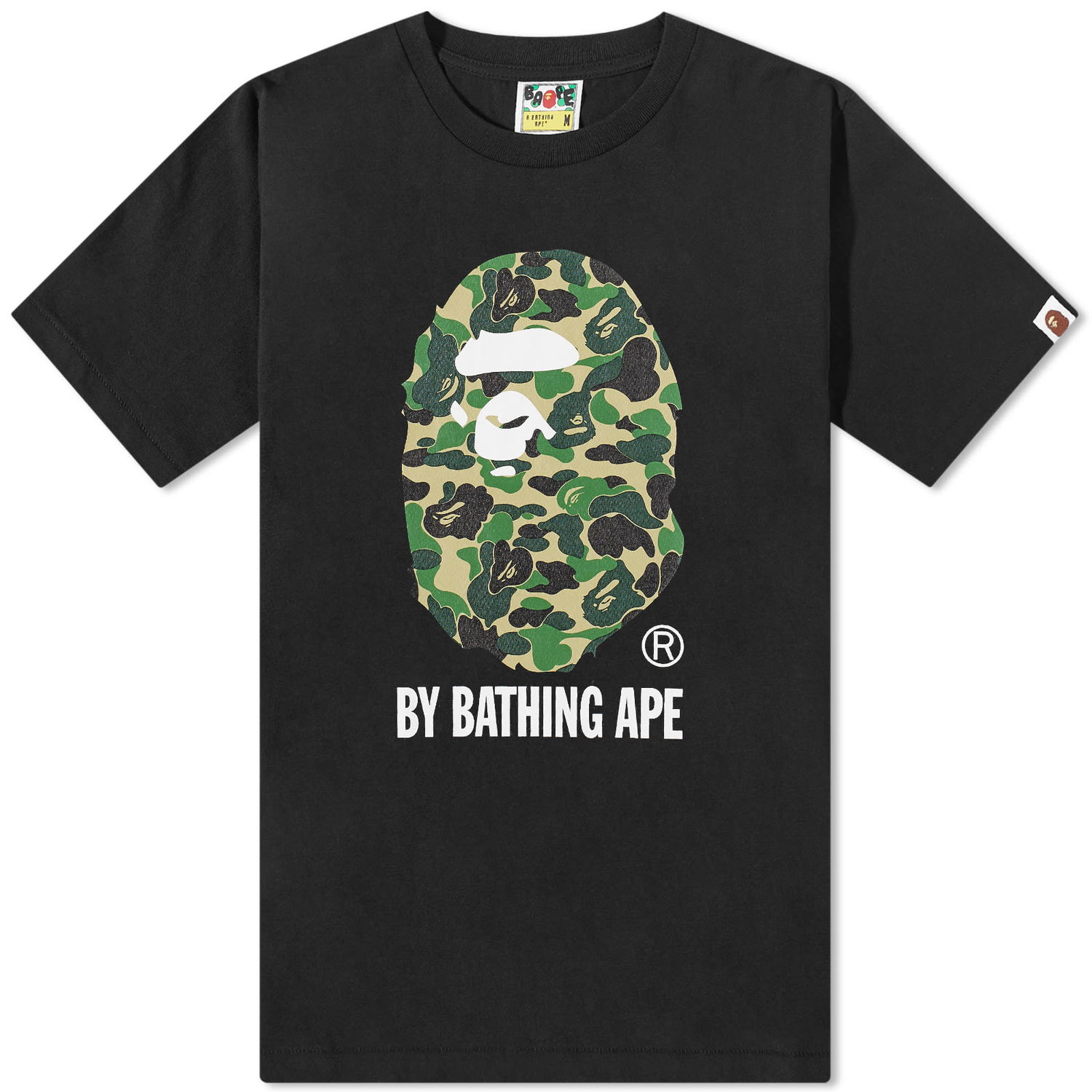T-shirt BAPE ABC Camo By Bathing Ape T-Shirt Black/Green Sort | 001TEJ301006M-BLKGRN, 0