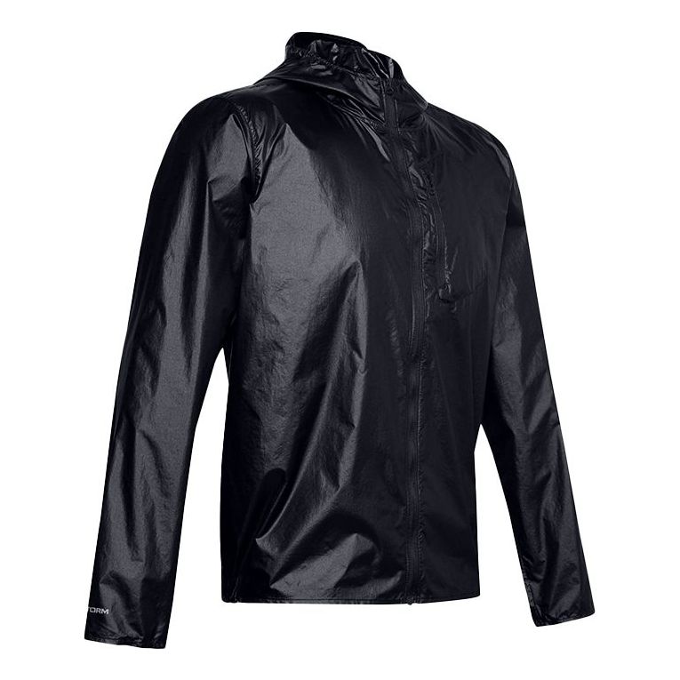 Vindjakke Under Armour Men's OD Impasse Wind Jacket Sort | 1350943-001, 0