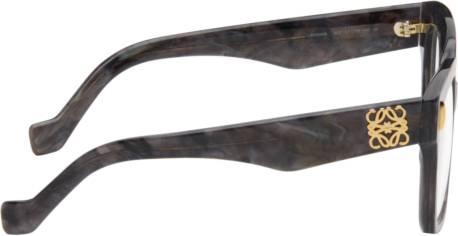 Solbriller Loewe Anagram Square Glasses Sort | LW50069IM51063 840126848977, 1