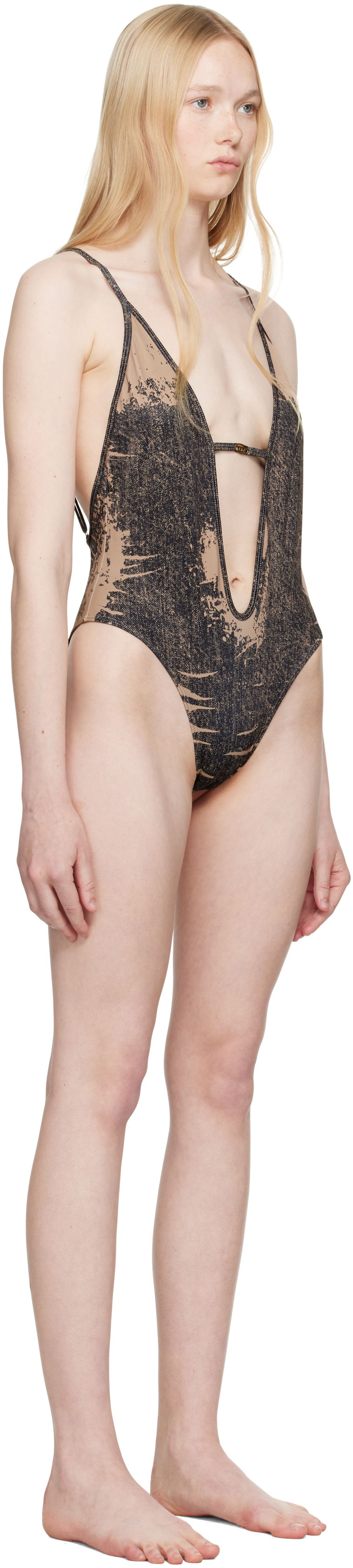 Badetøj Diesel Diesel Daisy-Dnm One-Piece Swimsuit Brun | A17481 0BNCW, 1