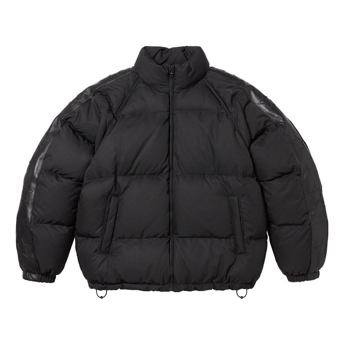 Puffer jakke Supreme Star Sleeve Puffer Jacket Sort | SUP-FW23-235, 0