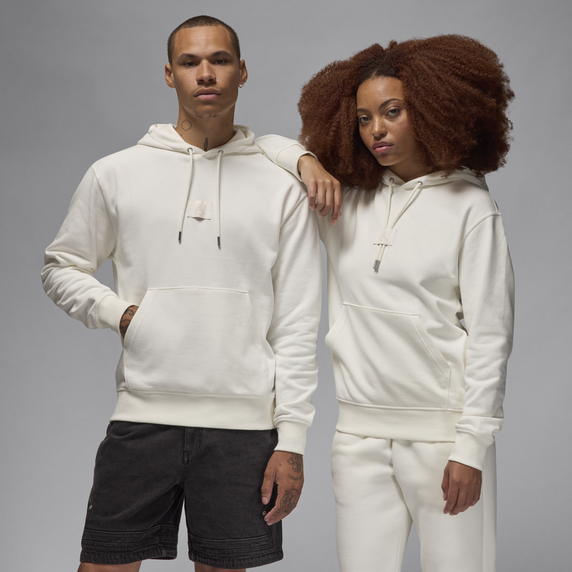 Sweatshirt Jordan Flight Fleece Hoodie Hvid | FV7247-133