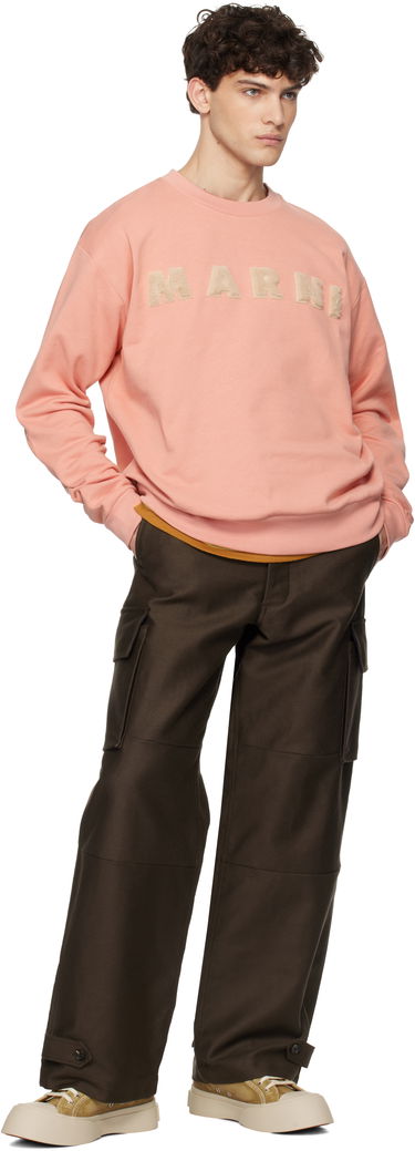 Cargo bukser Marni Marni Organic Cotton Cargo Pants Brun | PUMU0169A1 TCY36, 3
