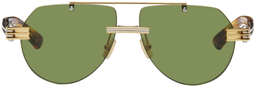 Solbriller Bottega Veneta Sunglasses BV1342S Metalisk | BV1342S-003, 0