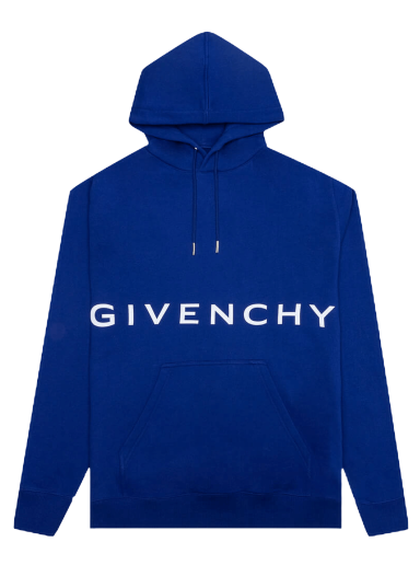 Sweatshirt Givenchy Classic Fit Bonded Hoodie Mørkeblå | BMJ0GH3Y78 426