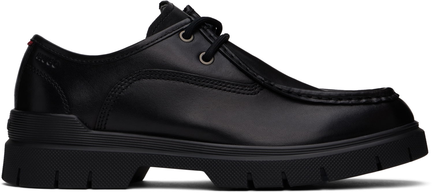 Tøj BOSS Hugo Double Stitching Derbys Sort | 50536171, 0