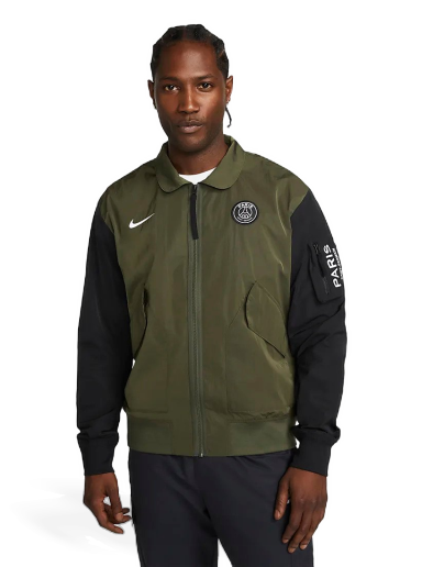 Bomberjakke Nike Paris Saint-Germain Unlined Full-Zip Bomber Jacket Brun | DQ8972-325