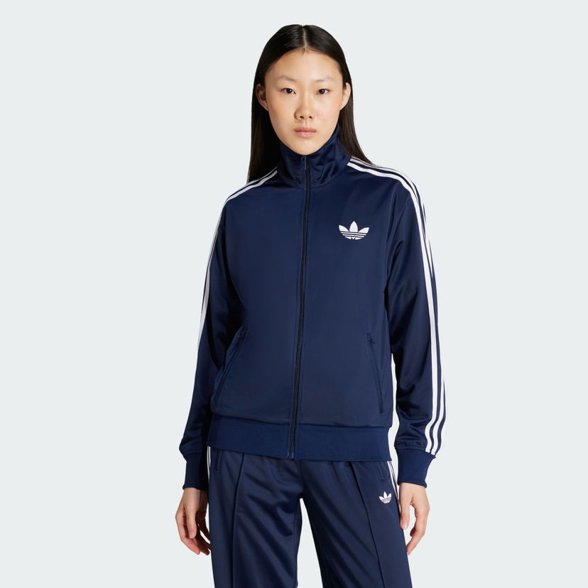 Træningsdragt adidas Performance Adicolor Classic Firebird Loose Track Jacket Mørkeblå | KD2523