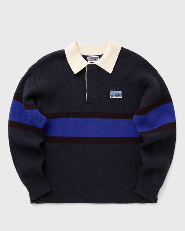 Sweater Patagonia Striped Recycled Wool-Blend Rugby Sweater Flerfarvet | 50900-RBSU, 0