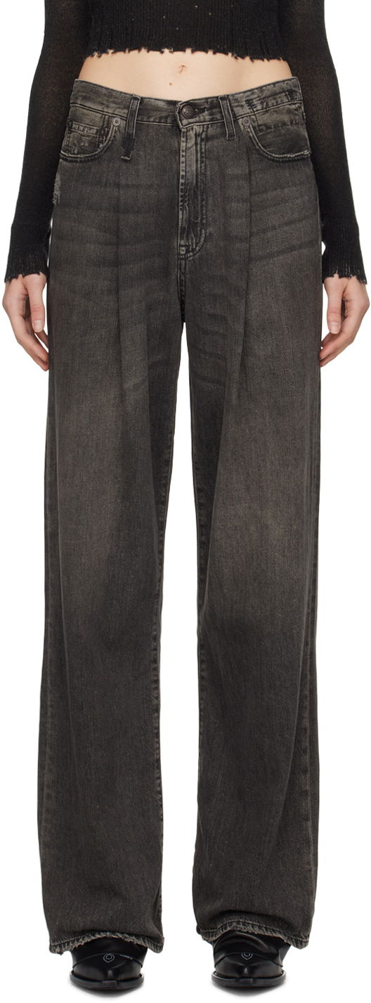 Jeans R13 R13 Damon Pleated Jeans Grå | R13W3147-D019A, 0
