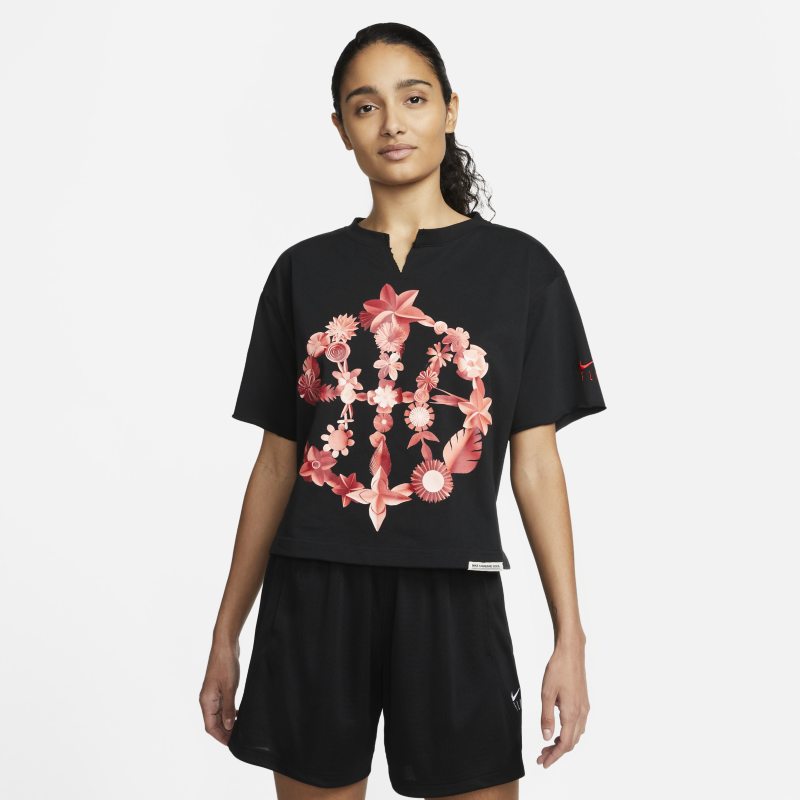 T-shirt Nike Dri-FIT Standard Issue Cut-Off Crew Neck Top Sort | DH7569-010, 0